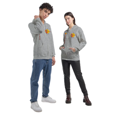 Classic Unisex Zip Hoodie "Nigoosis Designs" logo