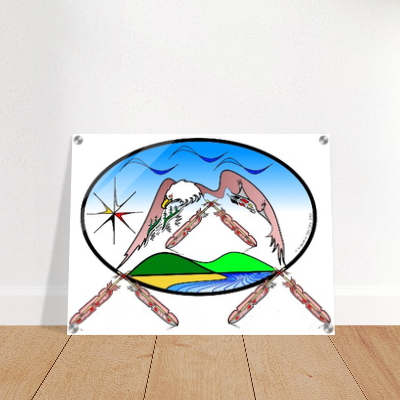 Acrylic - high resolution: Titled"Messenger"